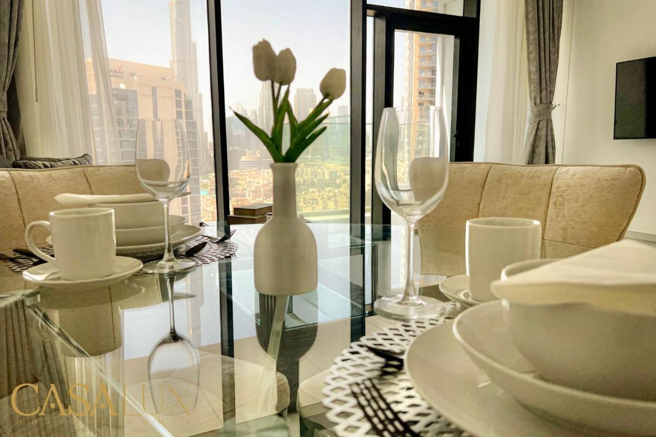 Stunning Std Flat In Dt, With Burj Khalifa View . Villa Dubái Exterior foto